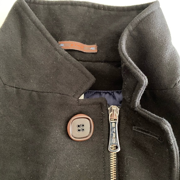 ETRO Mens Classic Front Button With Zipper Jacket - Picture 4 of 6